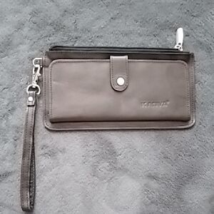 KANVA Leather Wallet Sz 8"X4"